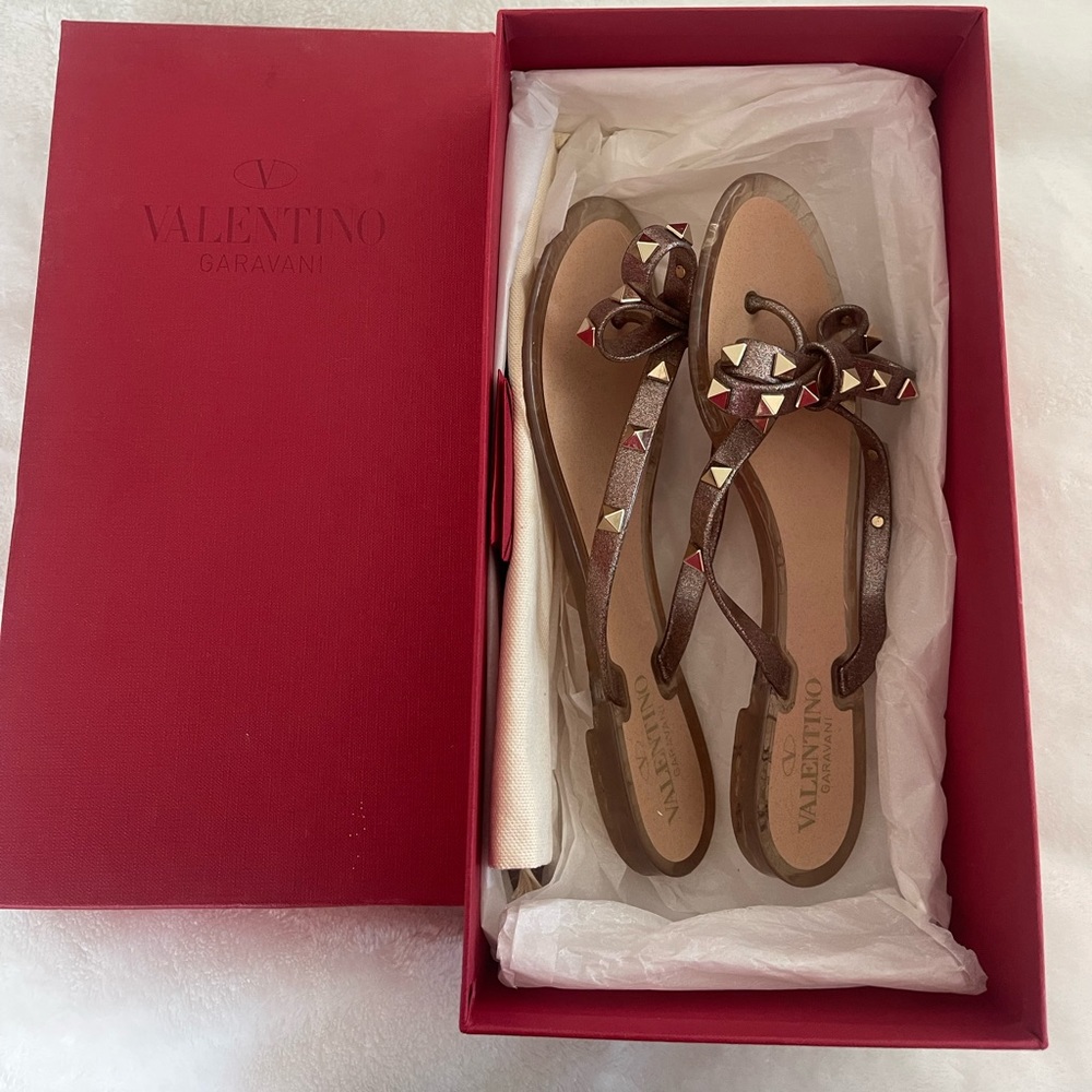 Valentino Garavani PVC Thong Sandals